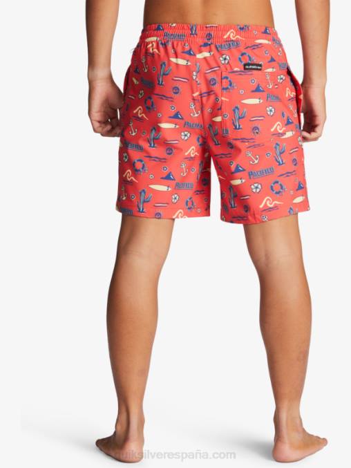 volea quiksilver pacifico rojo 17 voleas D6T4D1764 hombres Quiksilver x Pacifico
