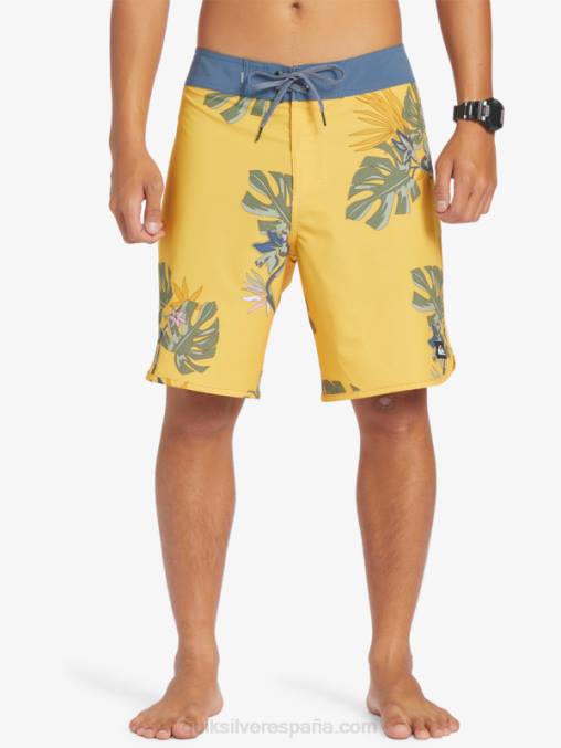 yema de huevo shorts de playa surfsilk festoneado 19 D6T4D214 hombres Quiksilver