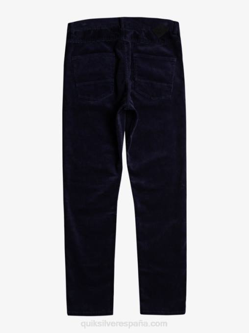 chaqueta azul marino pantalones de pana de pana kracker D6T4D1548 hombres Quiksilver