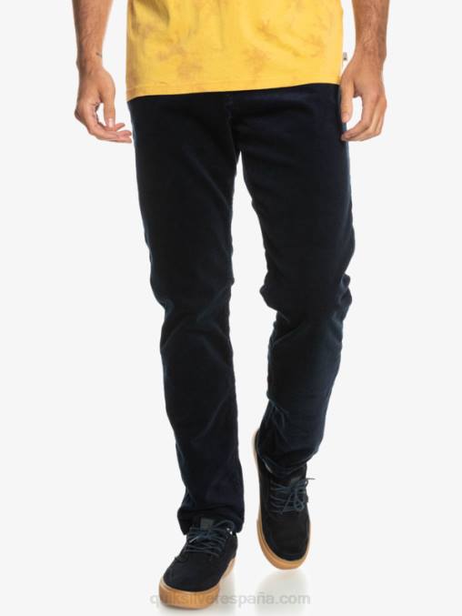 chaqueta azul marino pantalones de pana de pana kracker D6T4D1548 hombres Quiksilver