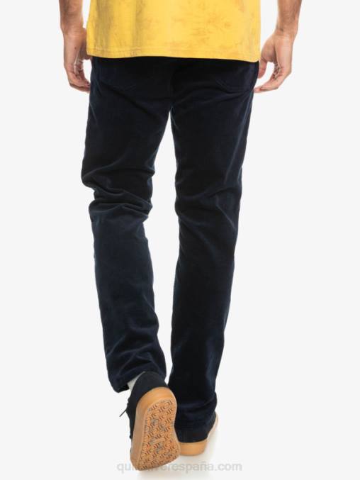 chaqueta azul marino pantalones de pana de pana kracker D6T4D1548 hombres Quiksilver