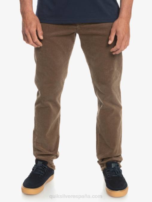 chispas de chocolate pantalones de pana de pana kracker D6T4D1547 hombres Quiksilver