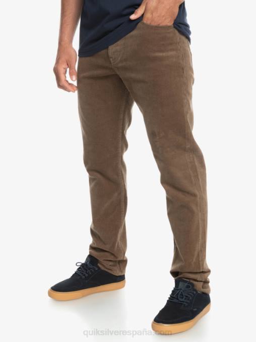 chispas de chocolate pantalones de pana de pana kracker D6T4D1547 hombres Quiksilver