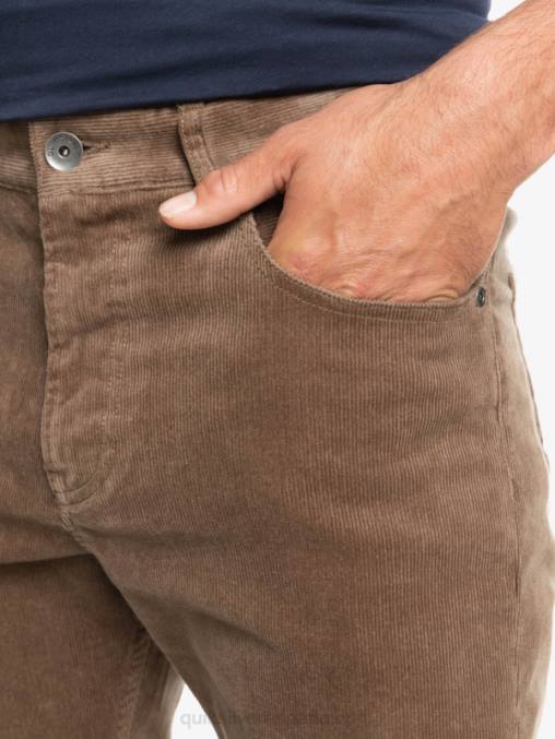 chispas de chocolate pantalones de pana de pana kracker D6T4D1547 hombres Quiksilver