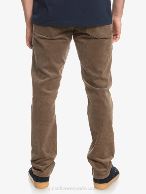 chispas de chocolate pantalones de pana de pana kracker D6T4D1547 hombres Quiksilver