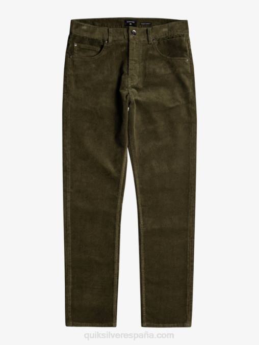 hoja de uva pantalones de pana de pana kracker D6T4D1549 hombres Quiksilver