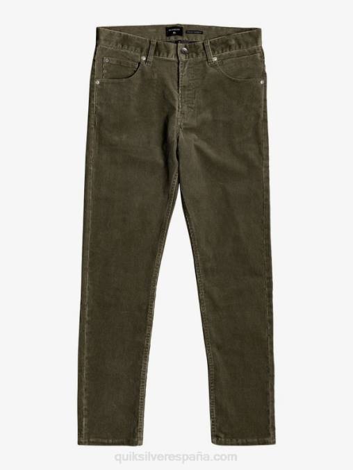 kalamata pantalones de pana de corte recto kracker D6T4D1606 hombres Quiksilver