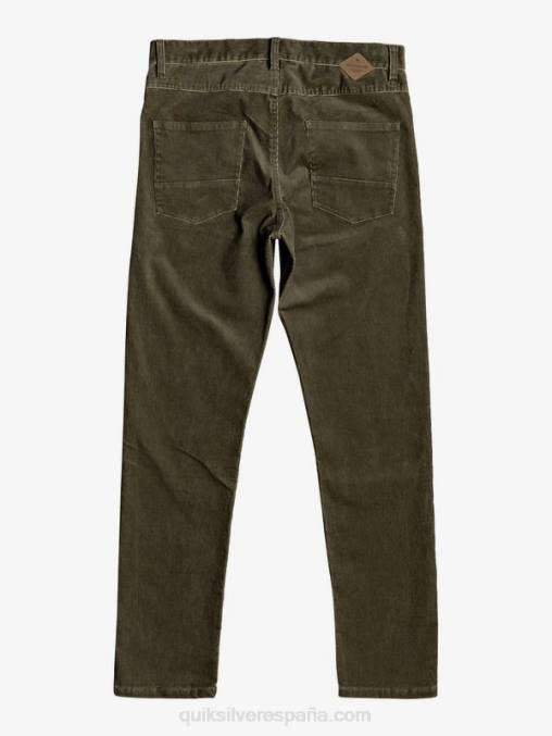 kalamata pantalones de pana de corte recto kracker D6T4D1606 hombres Quiksilver