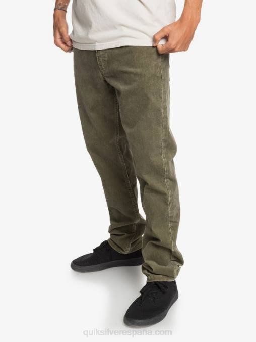 kalamata pantalones de pana de corte recto kracker D6T4D1606 hombres Quiksilver