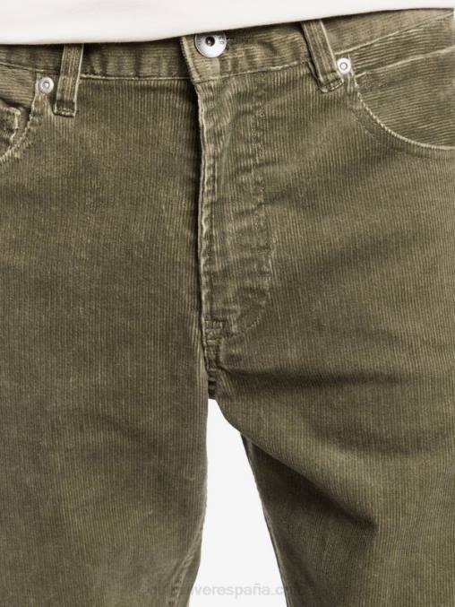 kalamata pantalones de pana de corte recto kracker D6T4D1606 hombres Quiksilver