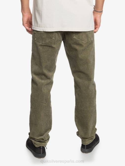 kalamata pantalones de pana de corte recto kracker D6T4D1606 hombres Quiksilver