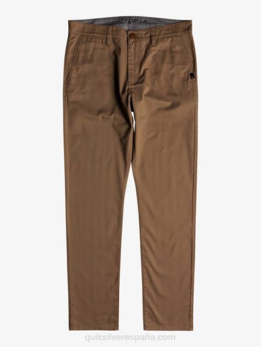 madera de olmo pantalones chinos con bolsillos de daily union D6T4D1159 hombres Quiksilver