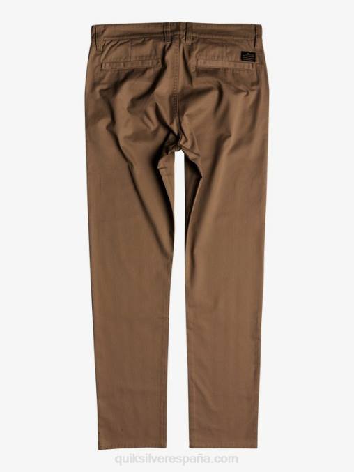 madera de olmo pantalones chinos con bolsillos de daily union D6T4D1159 hombres Quiksilver