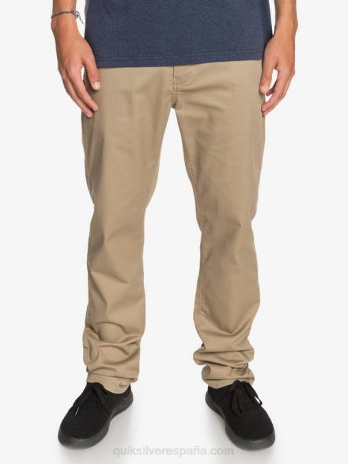 madera de olmo pantalones chinos con bolsillos de daily union D6T4D1159 hombres Quiksilver