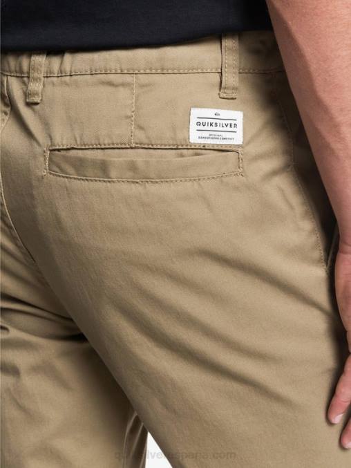 madera de olmo pantalones chinos con bolsillos de daily union D6T4D1159 hombres Quiksilver