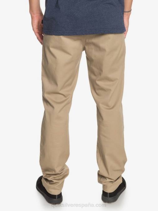 madera de olmo pantalones chinos con bolsillos de daily union D6T4D1159 hombres Quiksilver