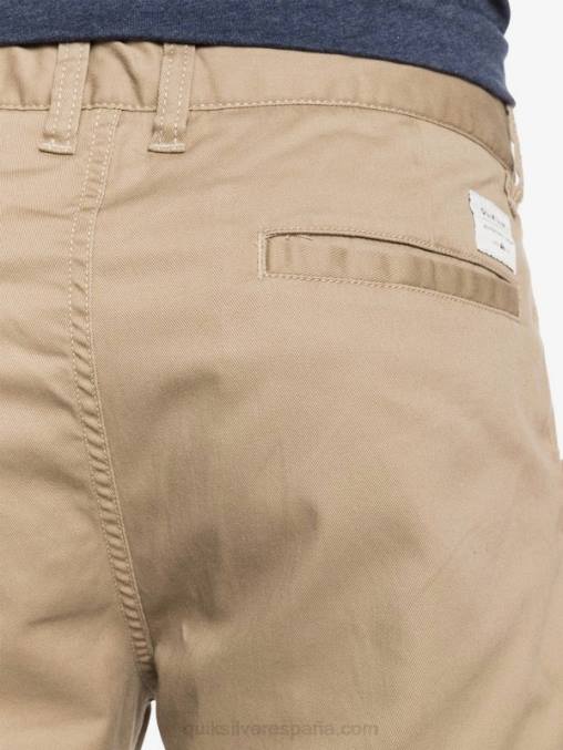 madera de olmo pantalones chinos con bolsillos de daily union D6T4D1159 hombres Quiksilver