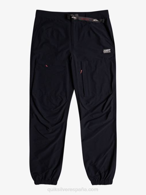 negro pantalones cargo de fondo marino D6T4D1847 hombres Quiksilver