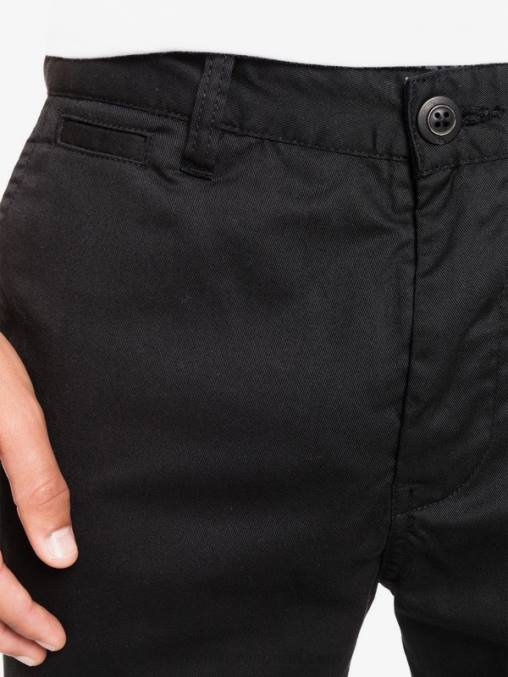 negro pantalones chinos con bolsillos de daily union D6T4D1160 hombres Quiksilver