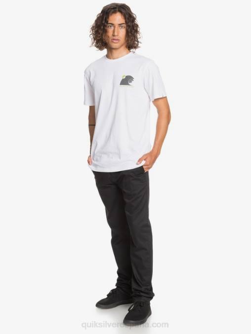 negro pantalones chinos con bolsillos de daily union D6T4D1160 hombres Quiksilver