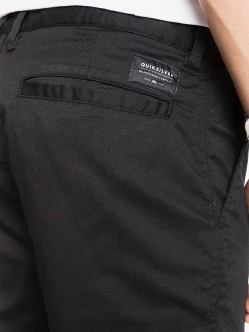 negro pantalones chinos con bolsillos de daily union D6T4D1160 hombres Quiksilver