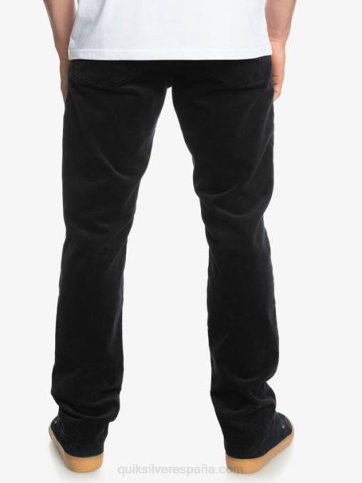 negro pantalones de pana de pana kracker D6T4D1546 hombres Quiksilver