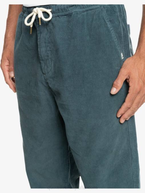 pizarra oscura pantalones de pana de corduroy beach cruiser D6T4D921 hombres Quiksilver