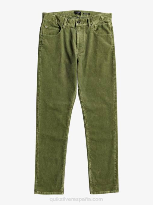 trébol de cuatro hojas pantalones de pana de corte recto kracker D6T4D1607 hombres Quiksilver