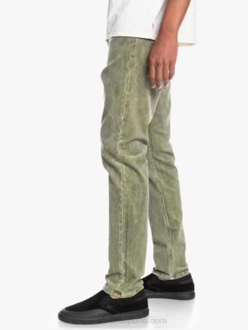 trébol de cuatro hojas pantalones de pana de corte recto kracker D6T4D1607 hombres Quiksilver