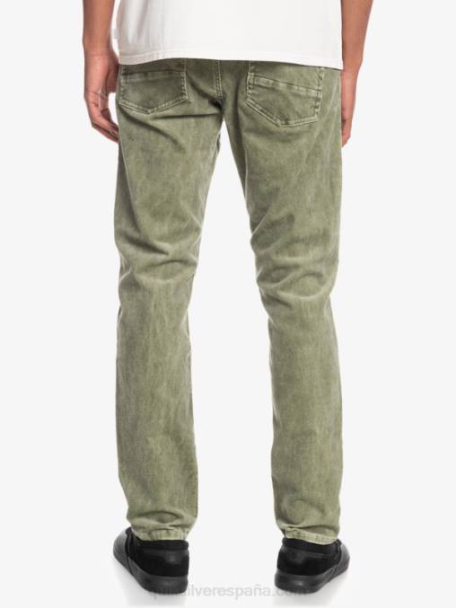 trébol de cuatro hojas pantalones de pana de corte recto kracker D6T4D1607 hombres Quiksilver