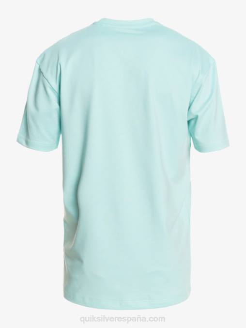 Angel Azul playera de surf de manga corta UPF 50 Solid Streak D6T4D889 hombres Quiksilver