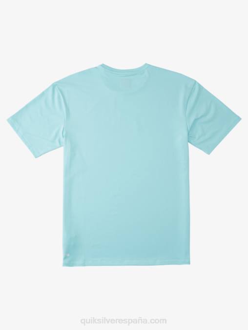 Angel Azul playera de surf de manga corta UPF 50 Solid Streak D6T4D889 hombres Quiksilver