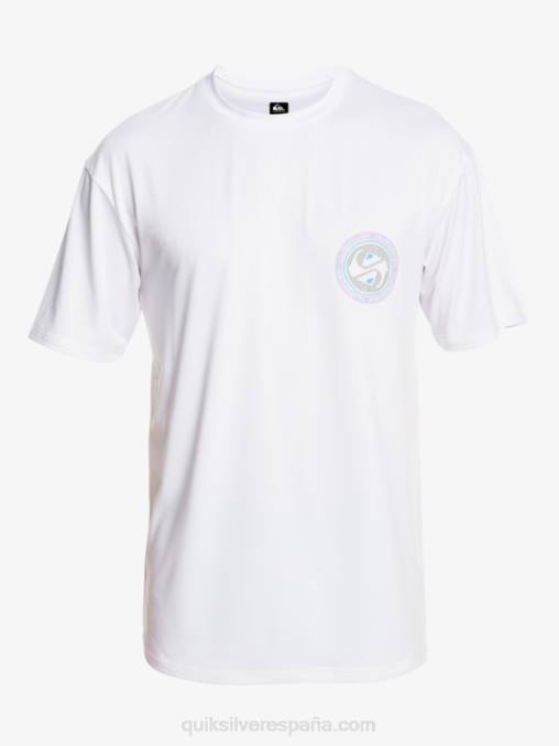 Blanco como la nieve camiseta de surf de manga corta mix session upf 50 D6T4D315 hombres Quiksilver