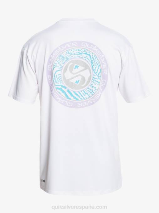 Blanco como la nieve camiseta de surf de manga corta mix session upf 50 D6T4D315 hombres Quiksilver