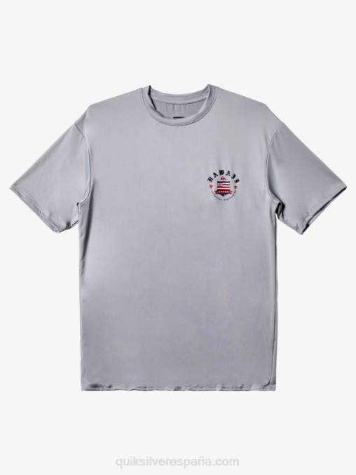 aguanieve camiseta de surf de manga corta hawaii royal upf 50 D6T4D1124 hombres Quiksilver