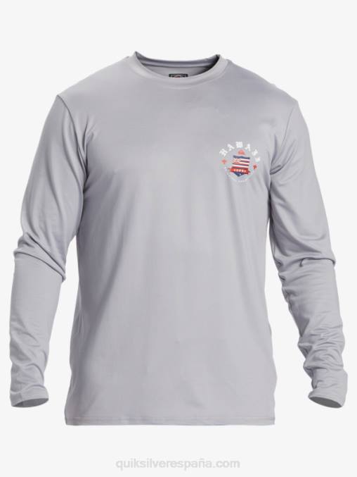 aguanieve camiseta de surf de manga larga hawaii royal upf 50 D6T4D925 hombres Quiksilver