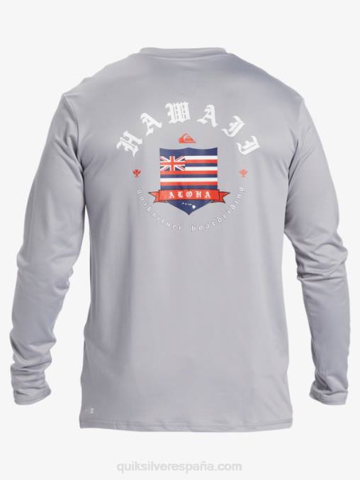aguanieve camiseta de surf de manga larga hawaii royal upf 50 D6T4D925 hombres Quiksilver