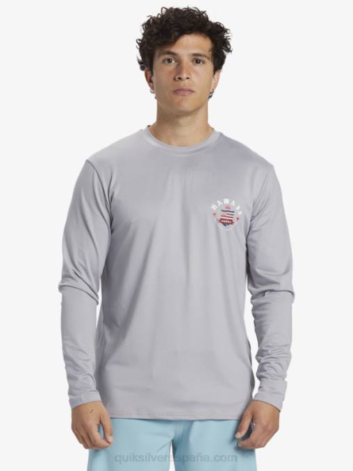 aguanieve camiseta de surf de manga larga hawaii royal upf 50 D6T4D925 hombres Quiksilver