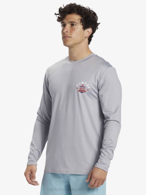 aguanieve camiseta de surf de manga larga hawaii royal upf 50 D6T4D925 hombres Quiksilver