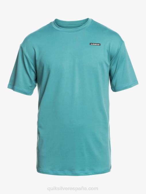 azul bretaña playera de surf de manga corta omni session upf 50 D6T4D542 hombres Quiksilver