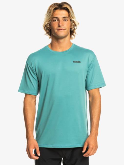 azul bretaña playera de surf de manga corta omni session upf 50 D6T4D542 hombres Quiksilver