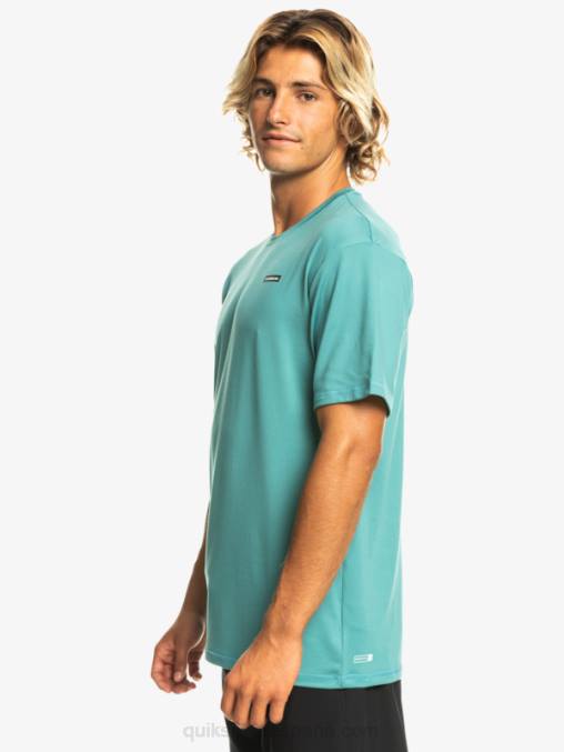 azul bretaña playera de surf de manga corta omni session upf 50 D6T4D542 hombres Quiksilver