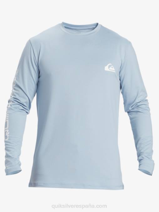 azul celeste omni session camiseta de surf de manga larga upf 50 D6T4D404 hombres Quiksilver