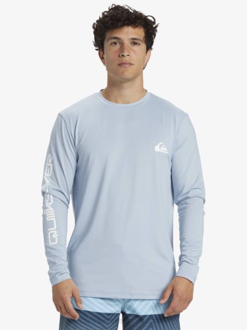azul celeste omni session camiseta de surf de manga larga upf 50 D6T4D404 hombres Quiksilver