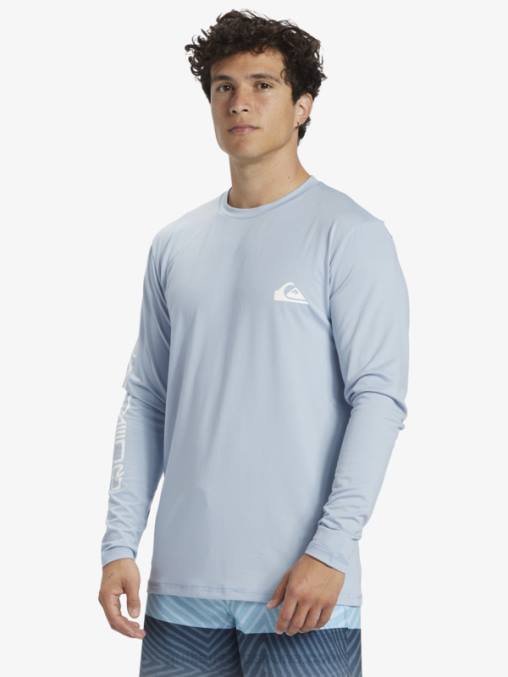 azul celeste omni session camiseta de surf de manga larga upf 50 D6T4D404 hombres Quiksilver