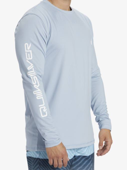 azul celeste omni session camiseta de surf de manga larga upf 50 D6T4D404 hombres Quiksilver