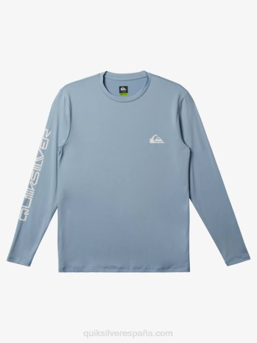 azul celeste omni session camiseta de surf de manga larga upf 50 D6T4D404 hombres Quiksilver