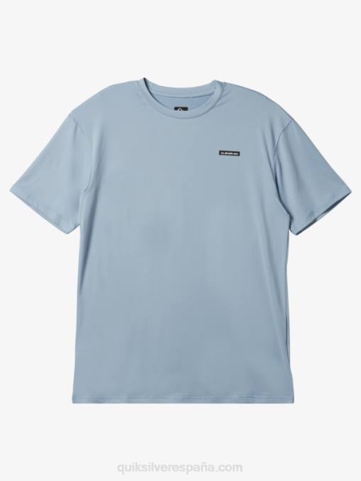 azul celeste playera de surf de manga corta omni session upf 50 D6T4D540 hombres Quiksilver