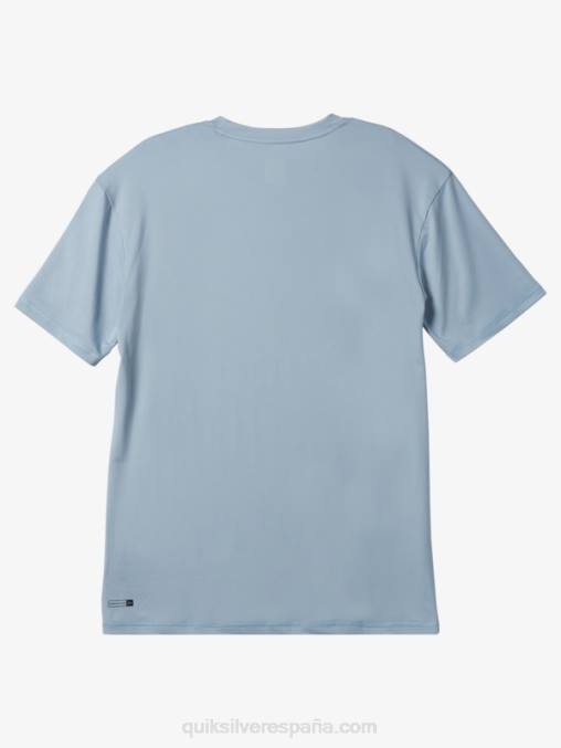 azul celeste playera de surf de manga corta omni session upf 50 D6T4D540 hombres Quiksilver