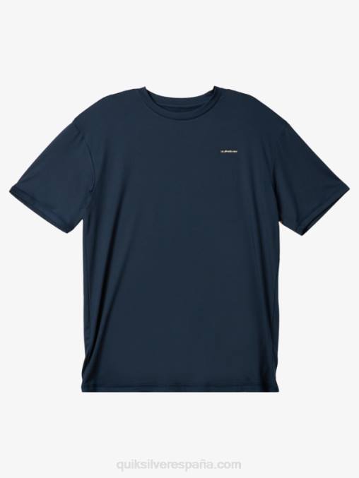 azul marino medianoche playera de surf de manga corta omni session upf 50 D6T4D541 hombres Quiksilver